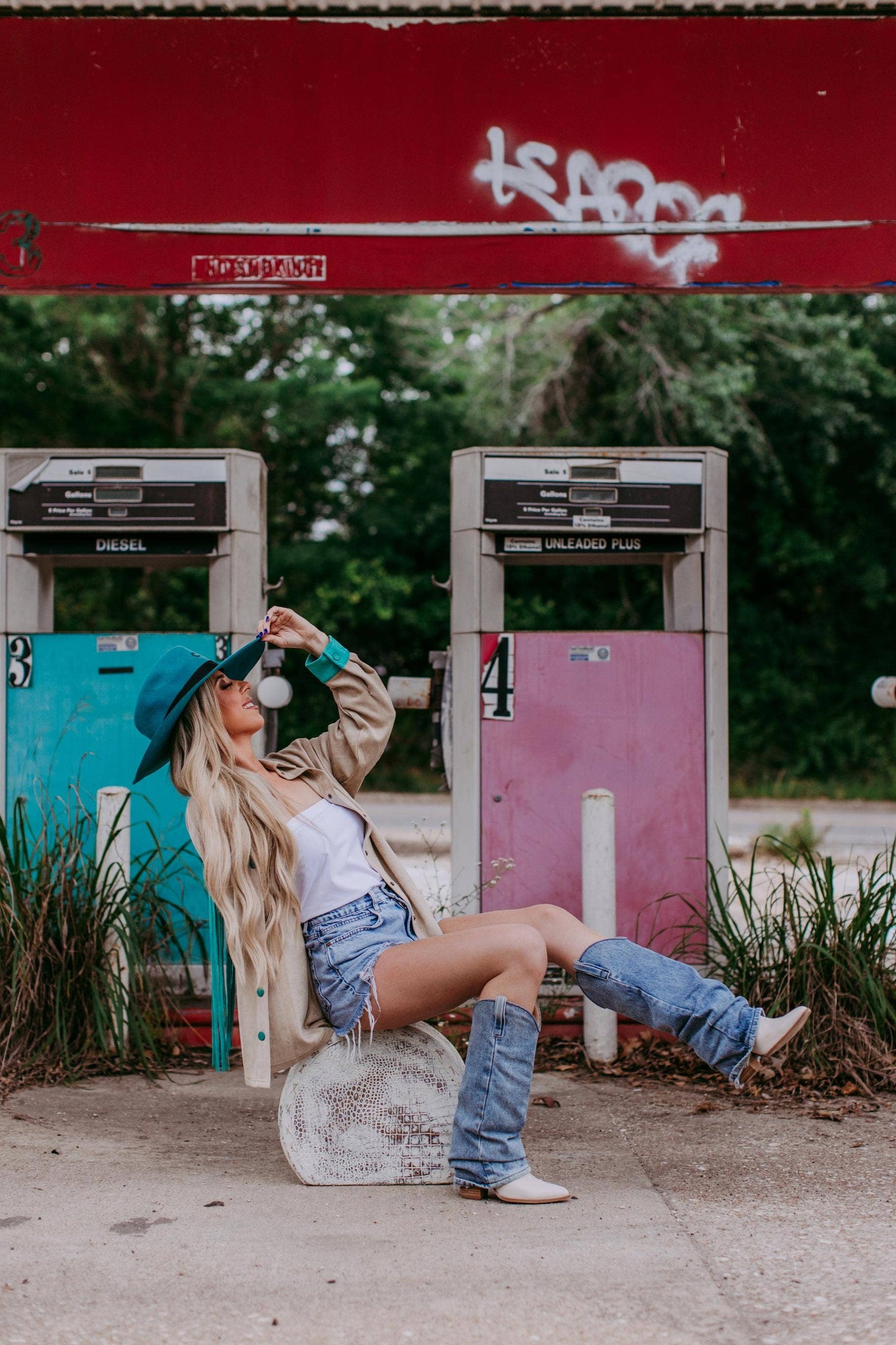 Rodeo Fringe Snap Front Shirt Jacket