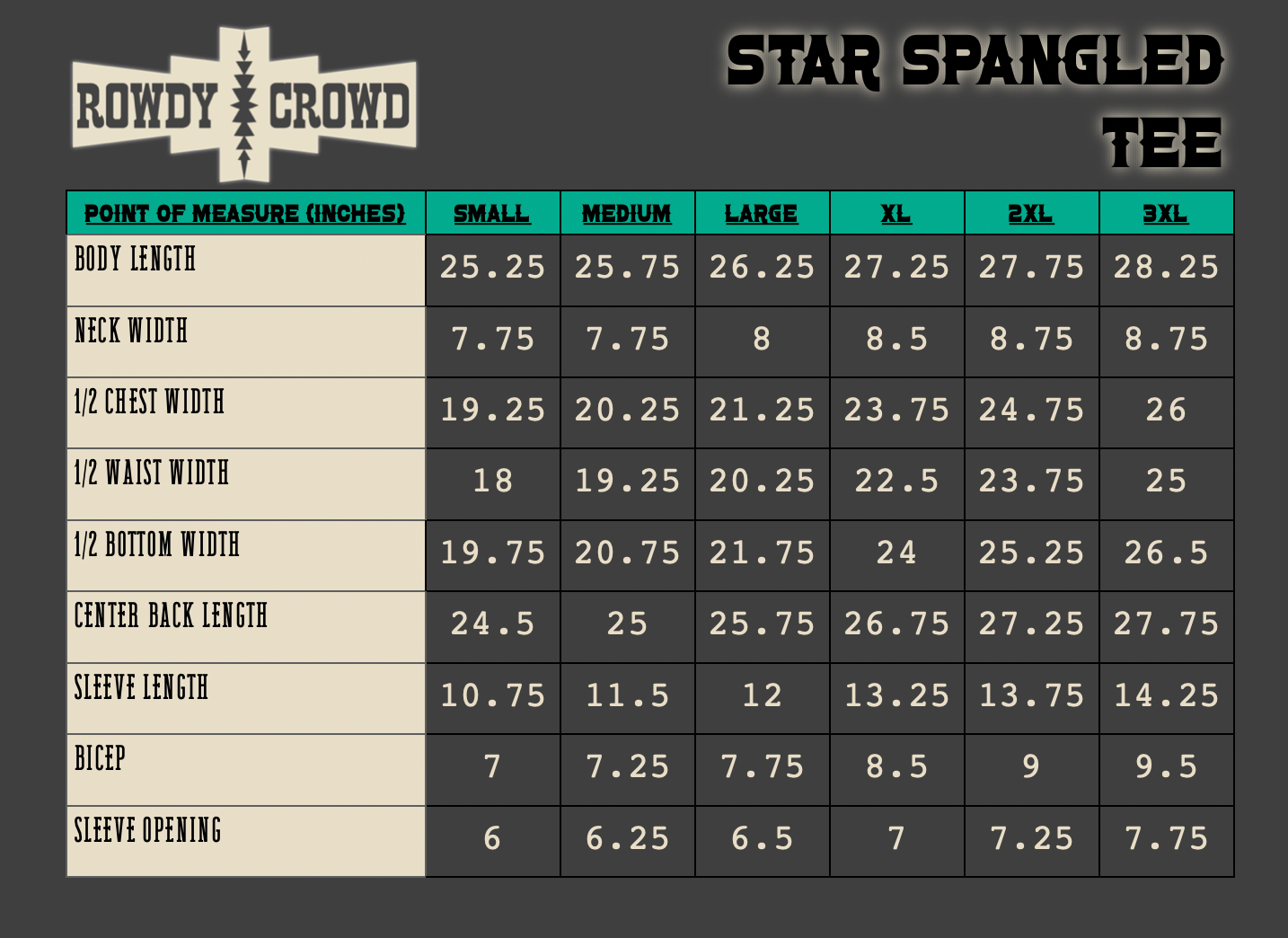 Star Spangled Serape Tee