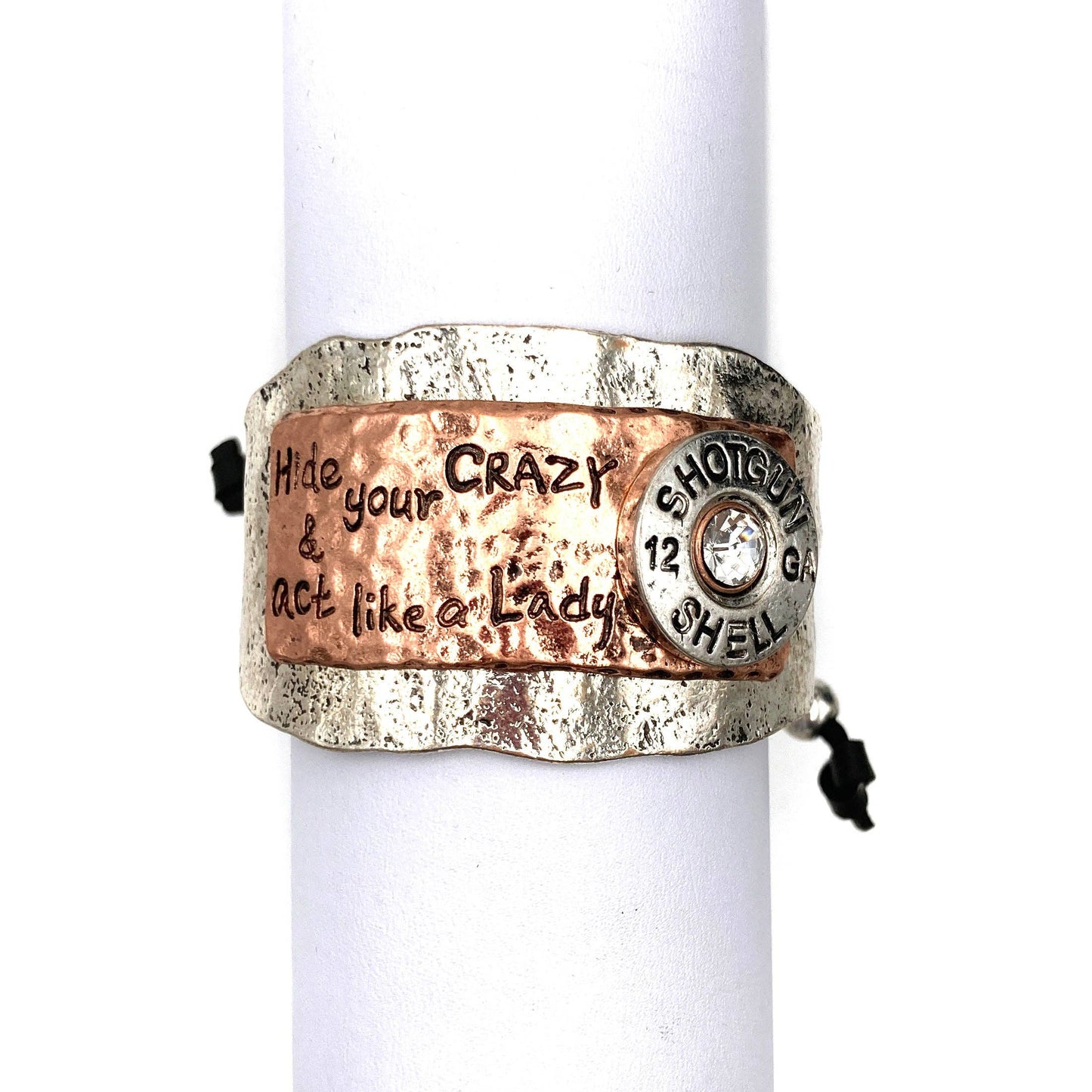 Hide Your Crazy Western Bracelet Cuff