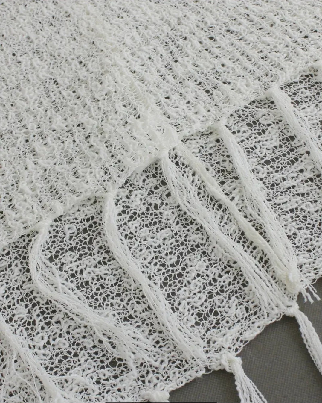 Fringe Hem super soft knit poncho