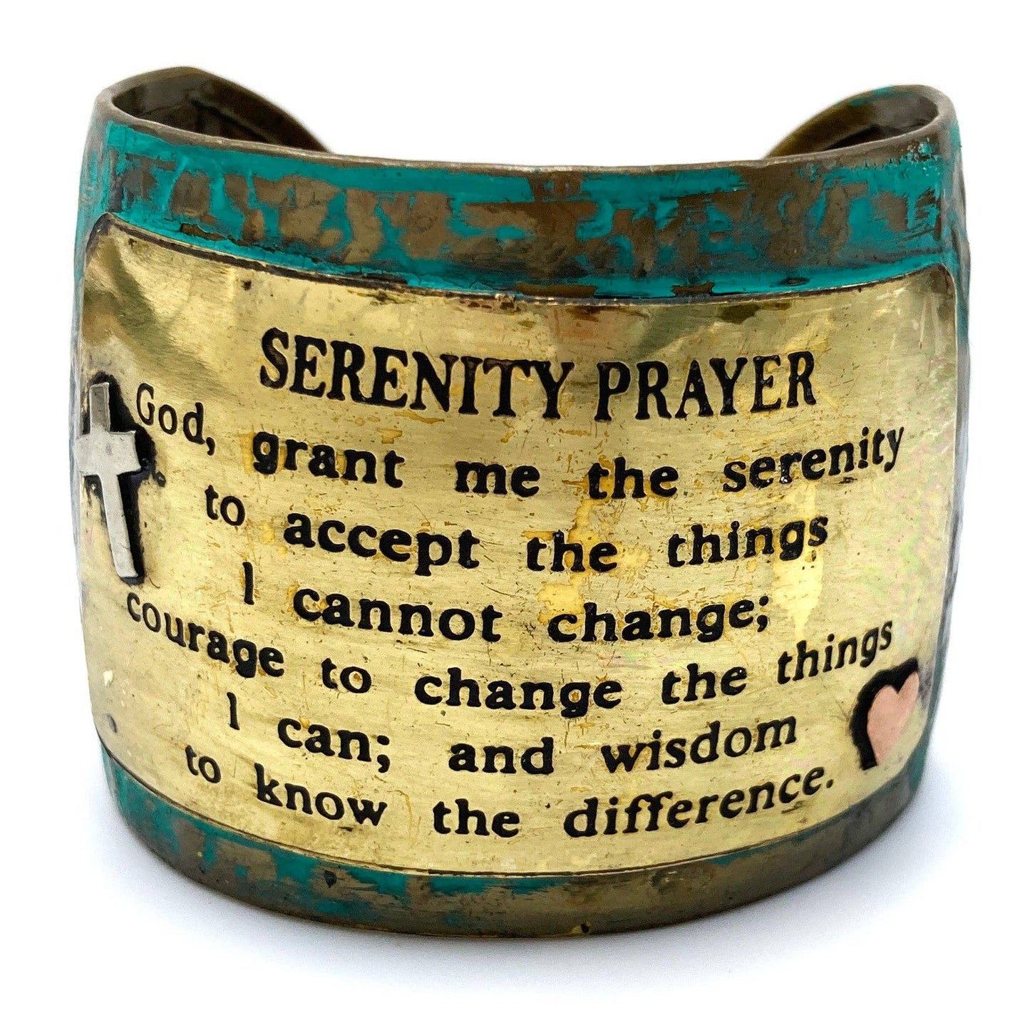 Engraved Serenity Prayer Cuff Bracelet