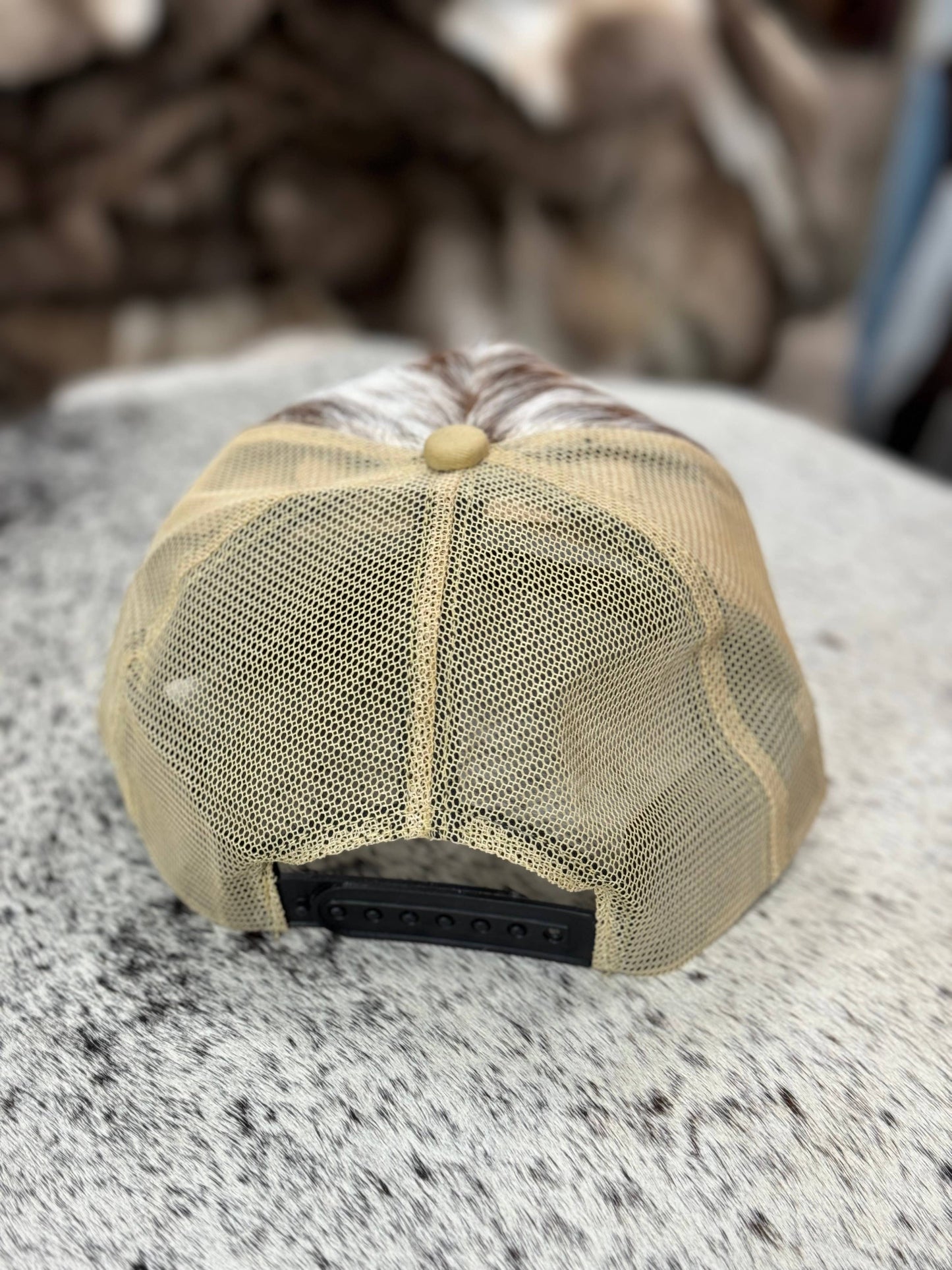 Genuine Cowhide trucker hat