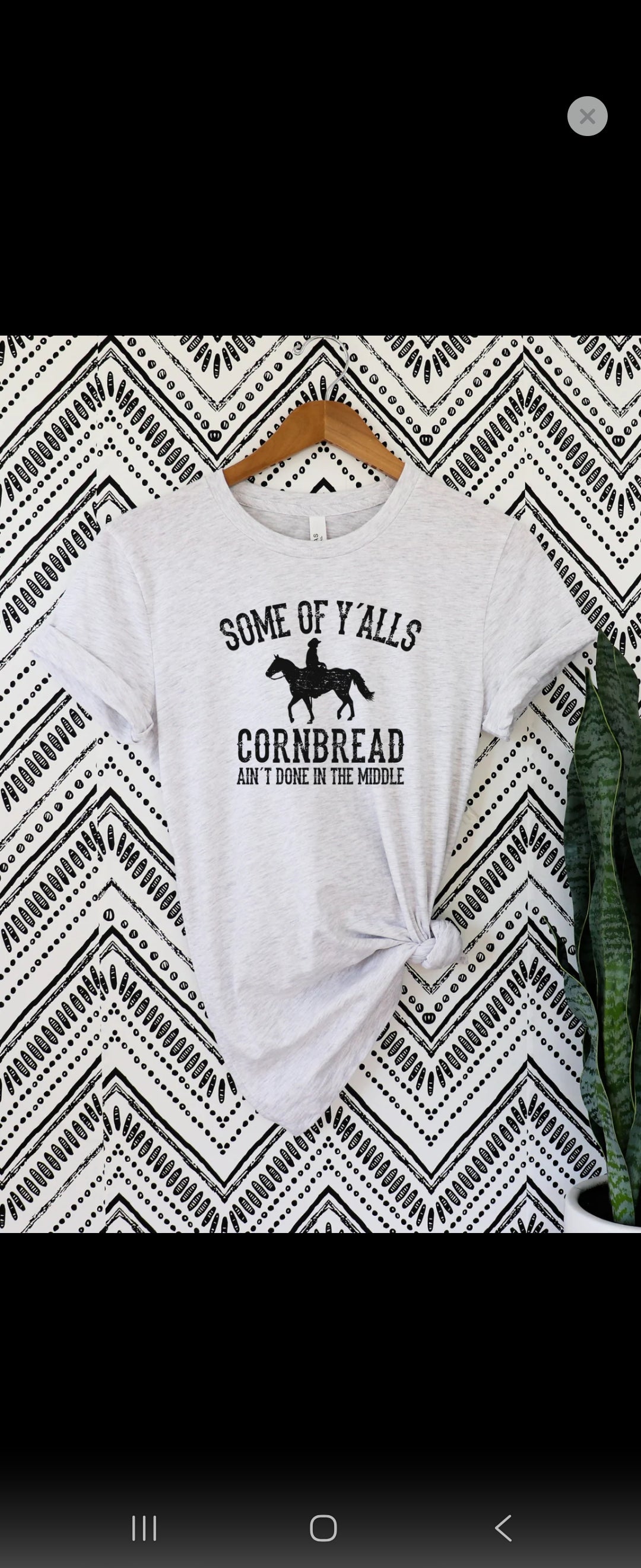 Graphic T-Shirt with Black Print