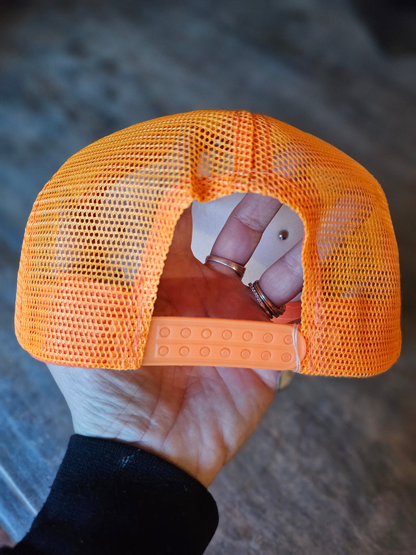 Custom western desert trucker hat