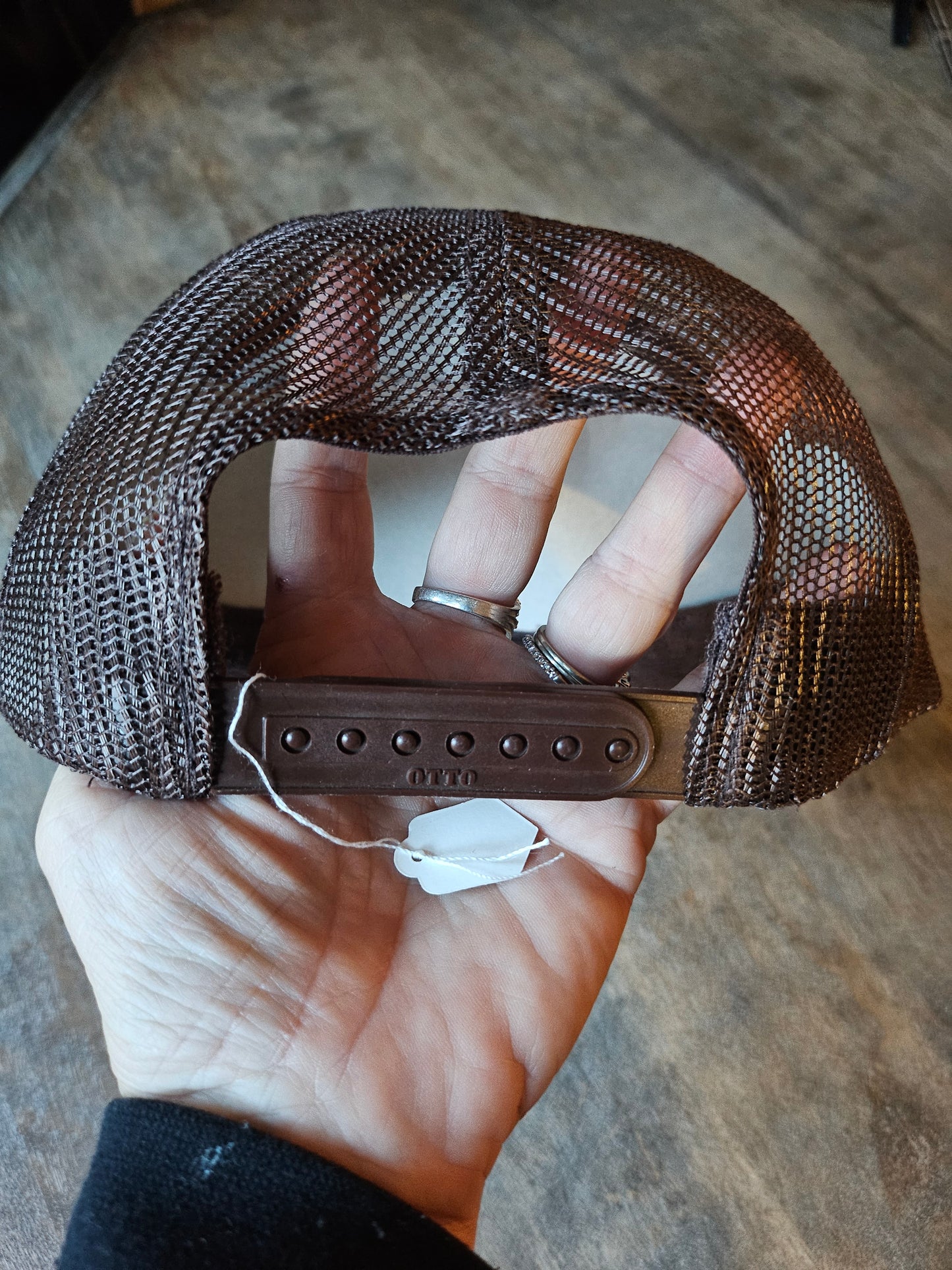 Turquoise trucker hat with sequin cow print heart