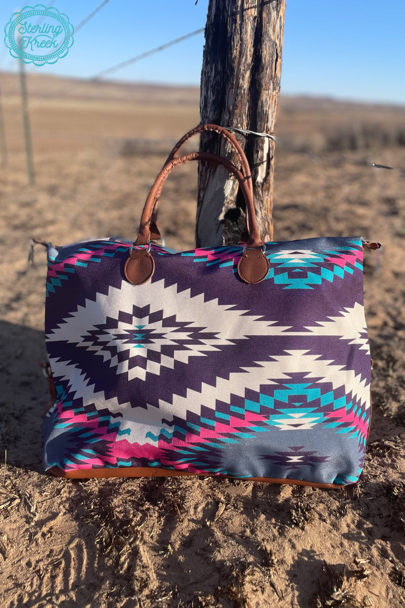 Aztec large tote
