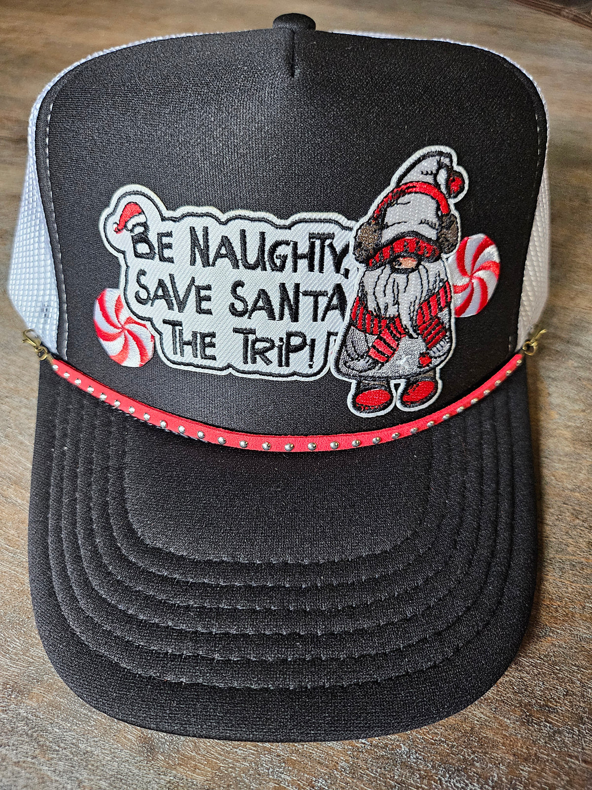 Custom holiday trucker hat – Country Journey Boutique display picture 2