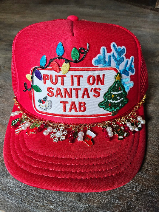 Custom Christmas trucker hat