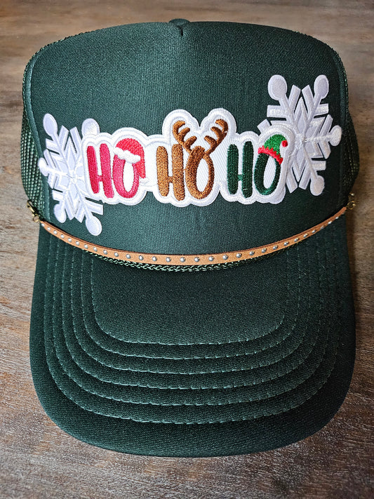 Custom holiday trucker hat