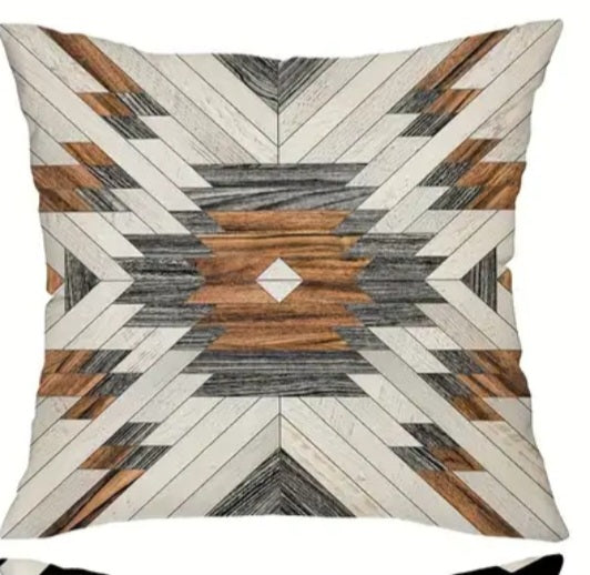 Aztec decorative throw pillow covers 18x18" (cover only)