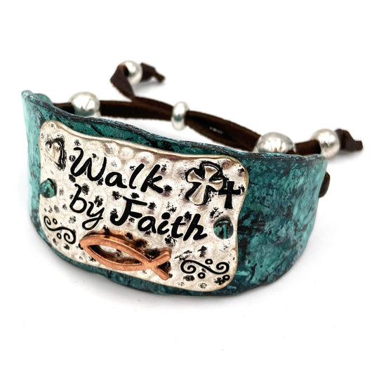 Walk by Faith Patina Bracelet Cuff