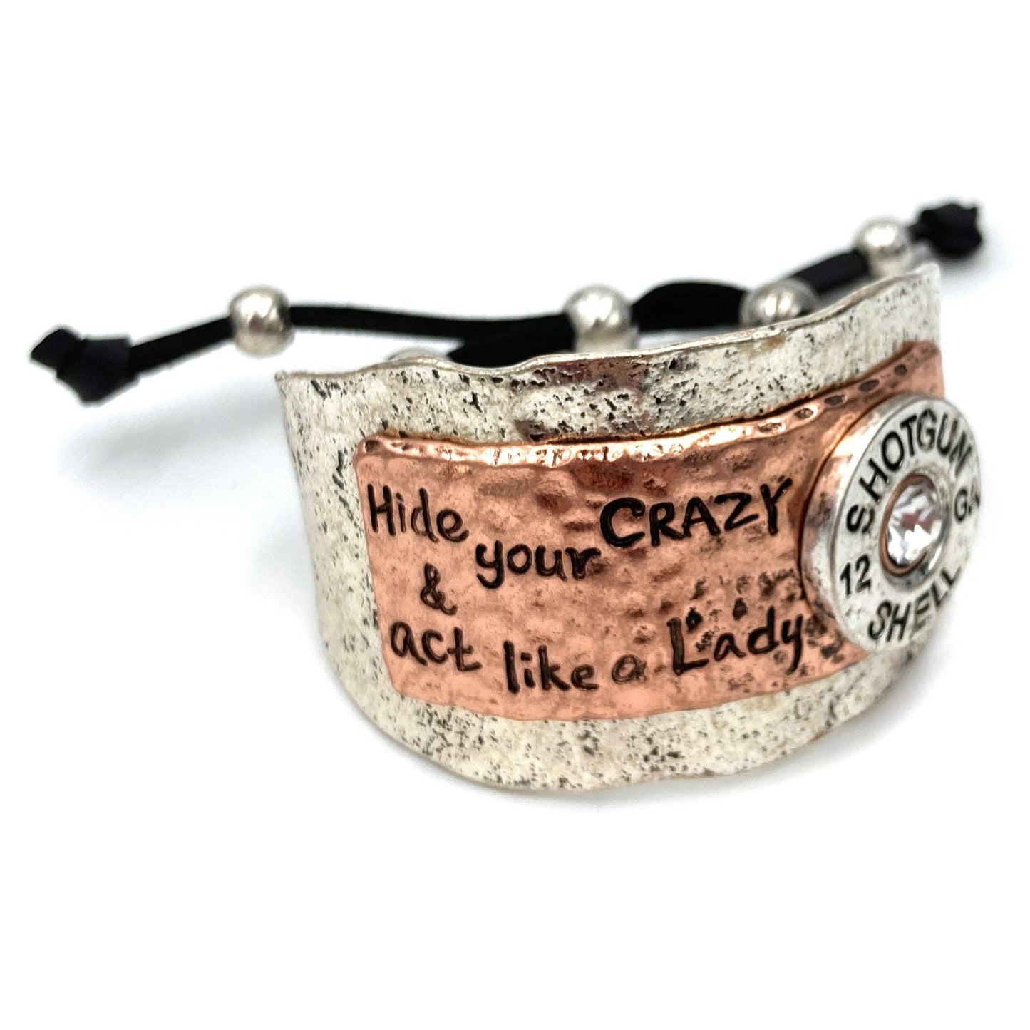 Hide Your Crazy Western Bracelet Cuff