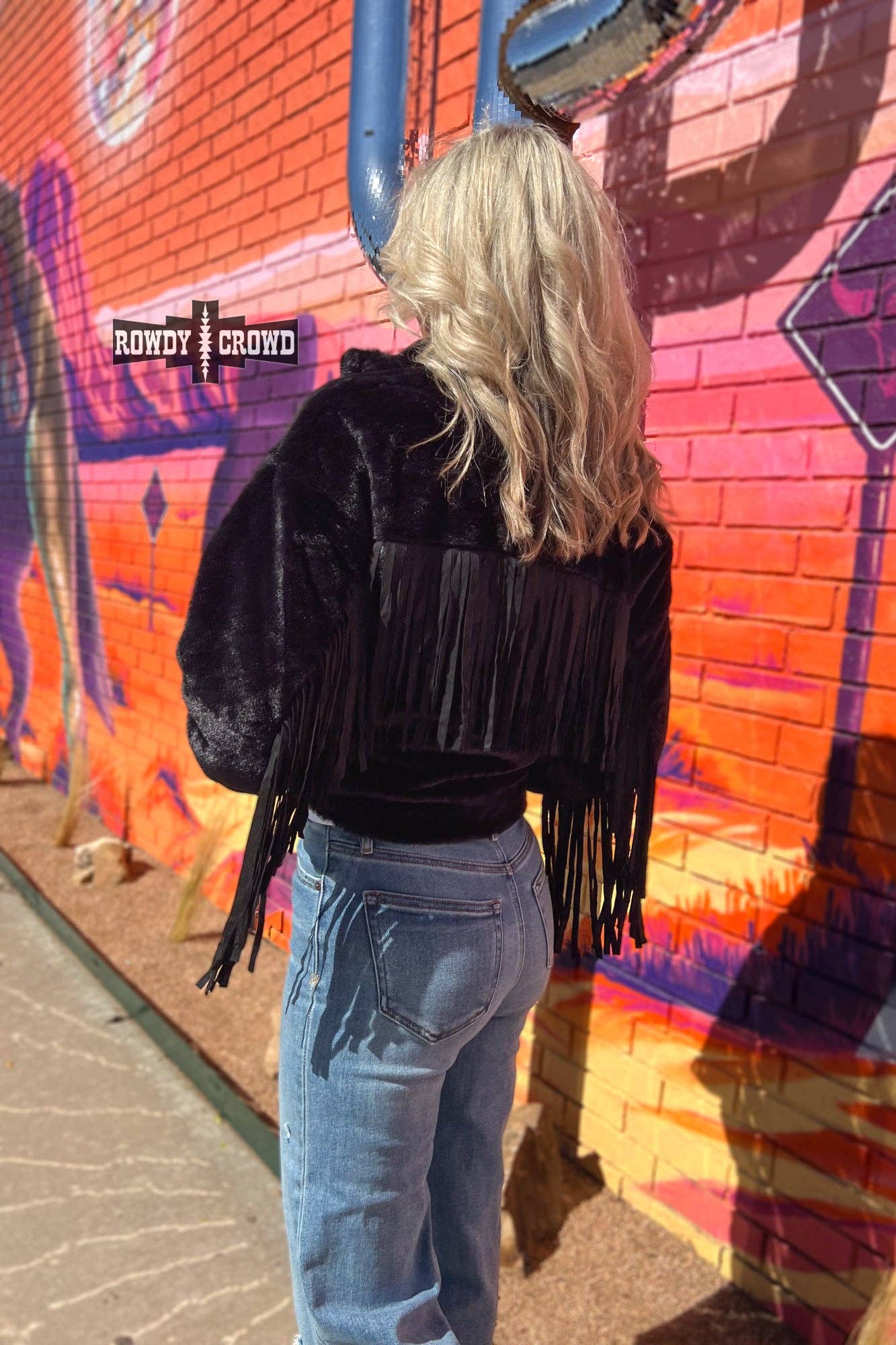 Black Western Fringe Jacket
