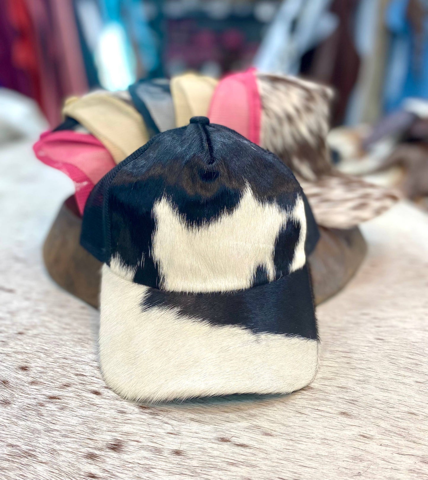 PRE ORDER  Western Linens - Cowhide Caps