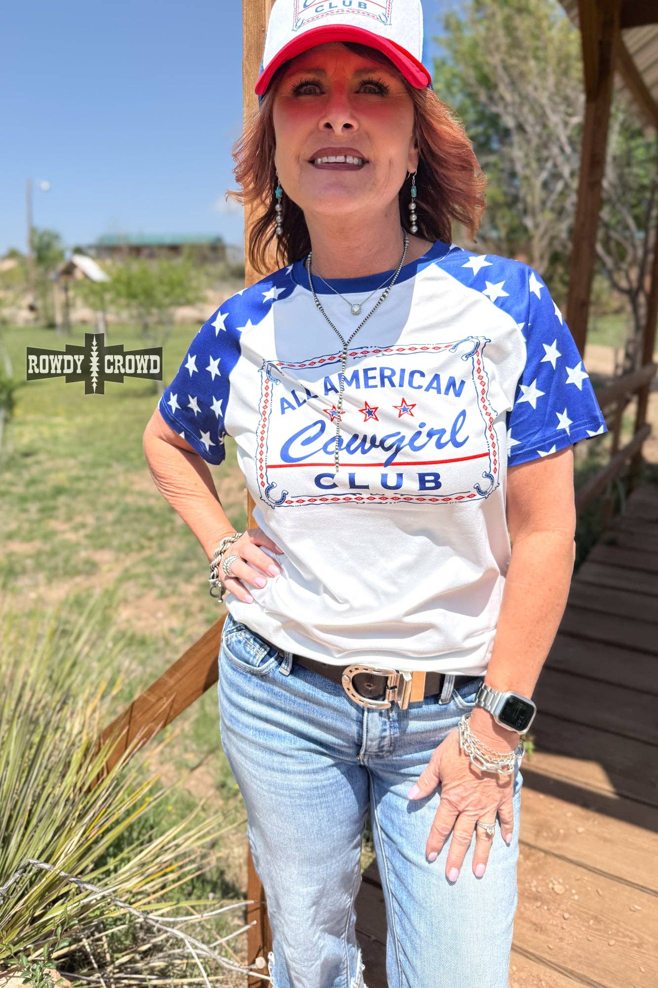 All American Cowgirl Tee