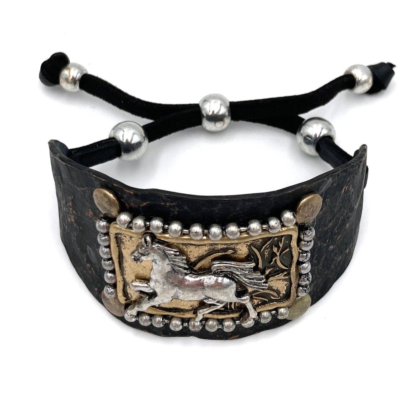 Running Horse Western Cuff Bracelet