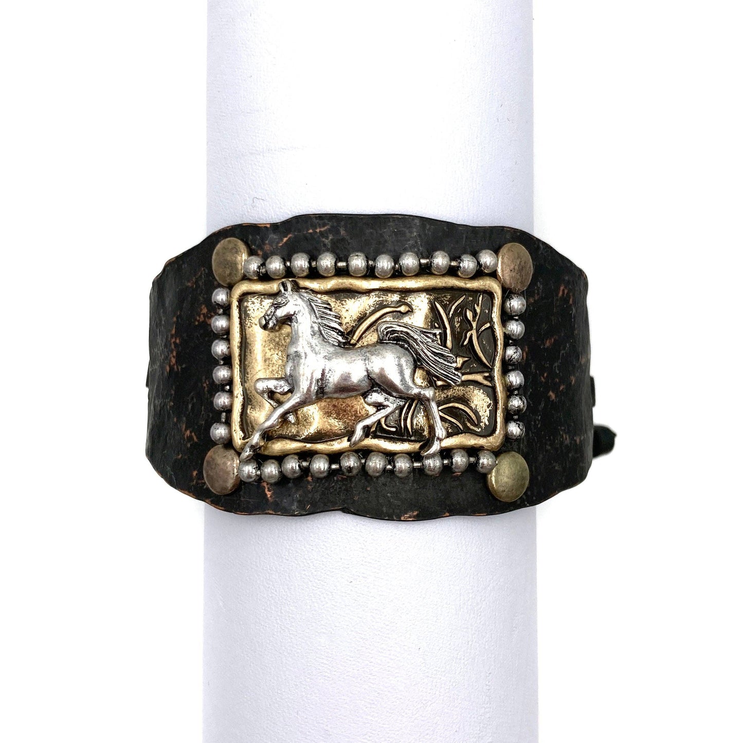 Running Horse Western Cuff Bracelet