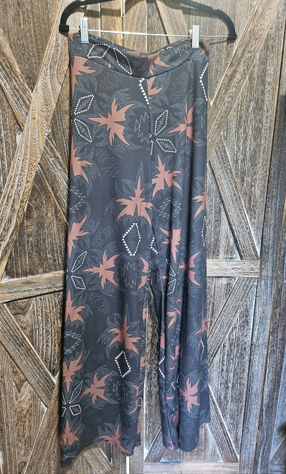 Aztec Boot Stitch Printed Trouser Pants