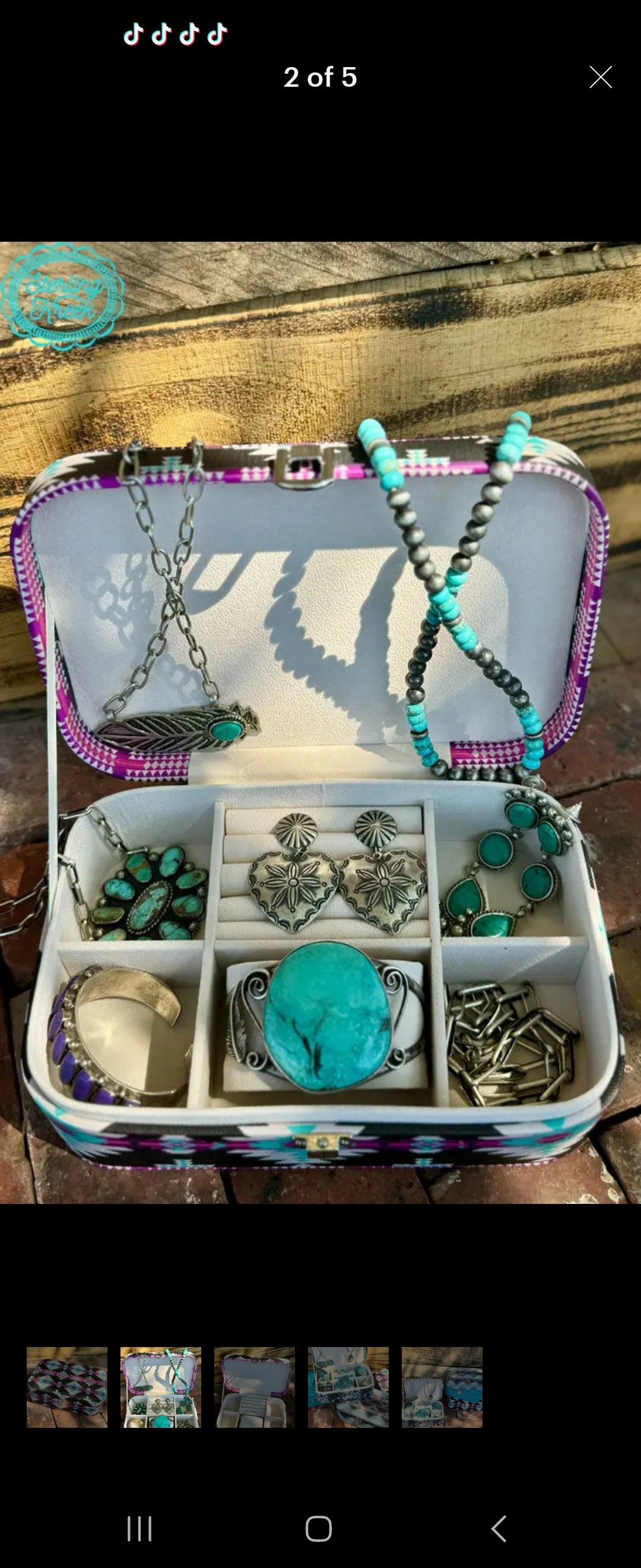 STERLING KREEK ON THE RANGE JEWELRY BOX