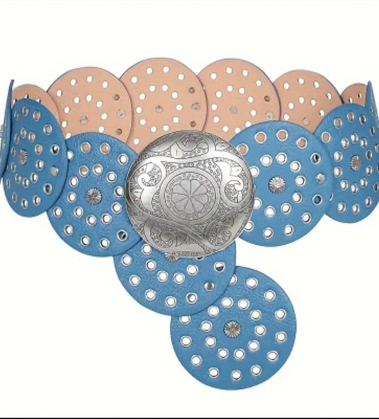 Light blue disc belt