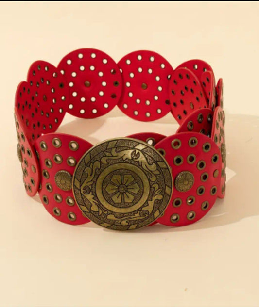 Red disc belt