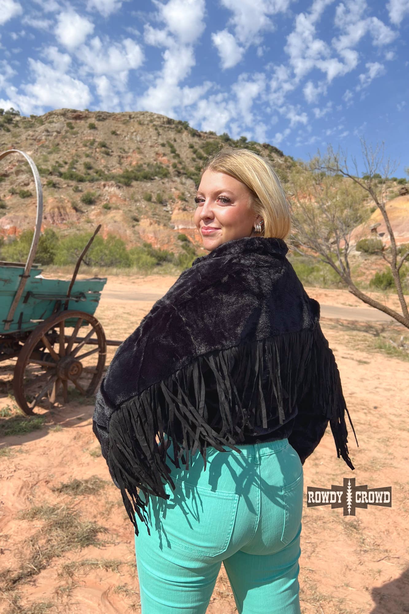 Black Western Fringe Jacket