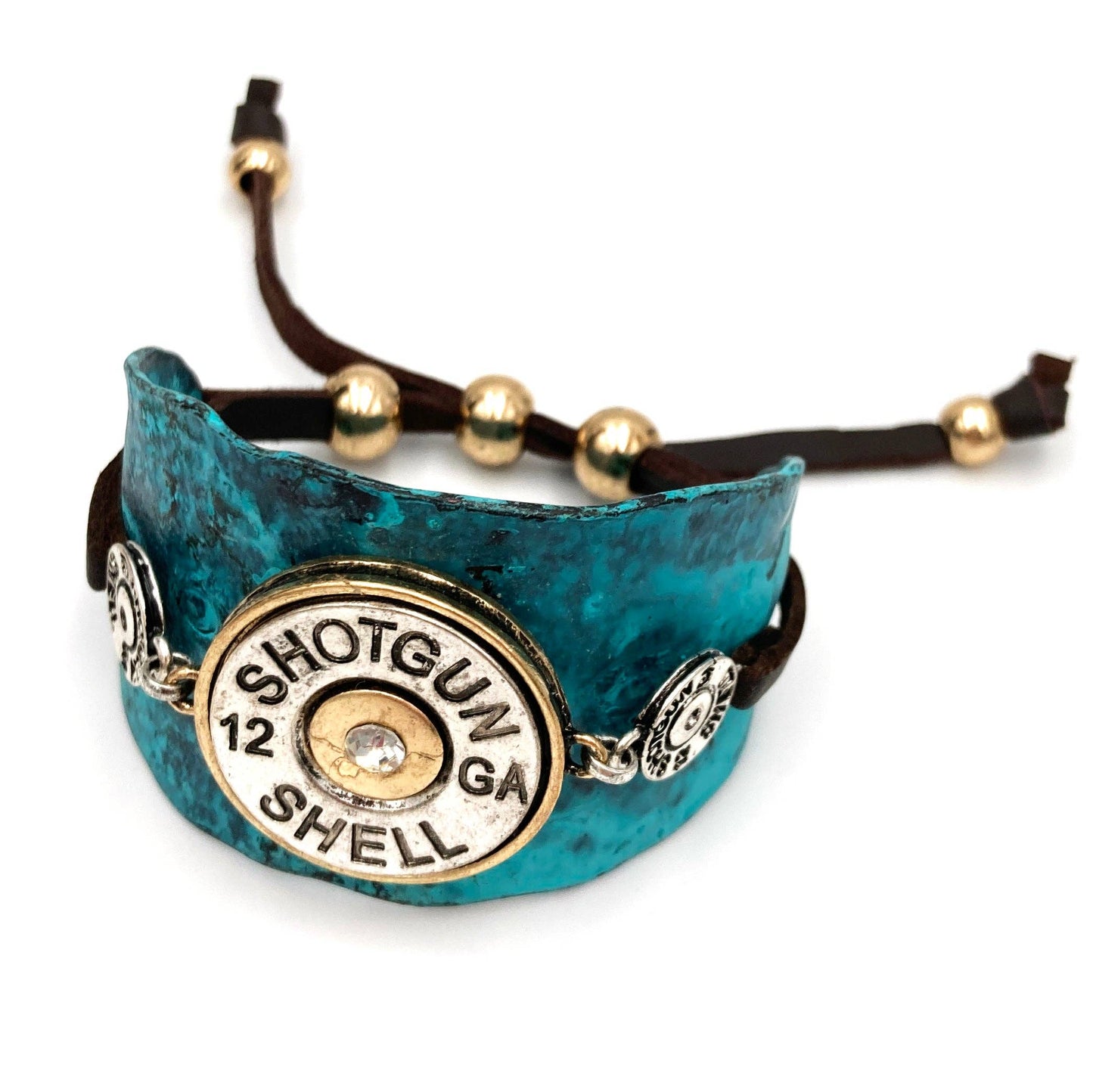 12 Gauge Shotgun Shell Western Cuff Bracelet