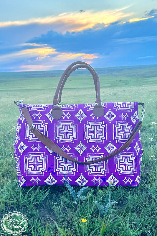 DOWN IN THE VALLEY XL TOTE sterling kreek