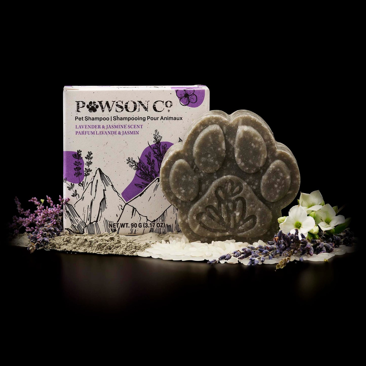 Pet shampoo all natural bars-peony vanilla, jasmine lavender, and cherry blossom