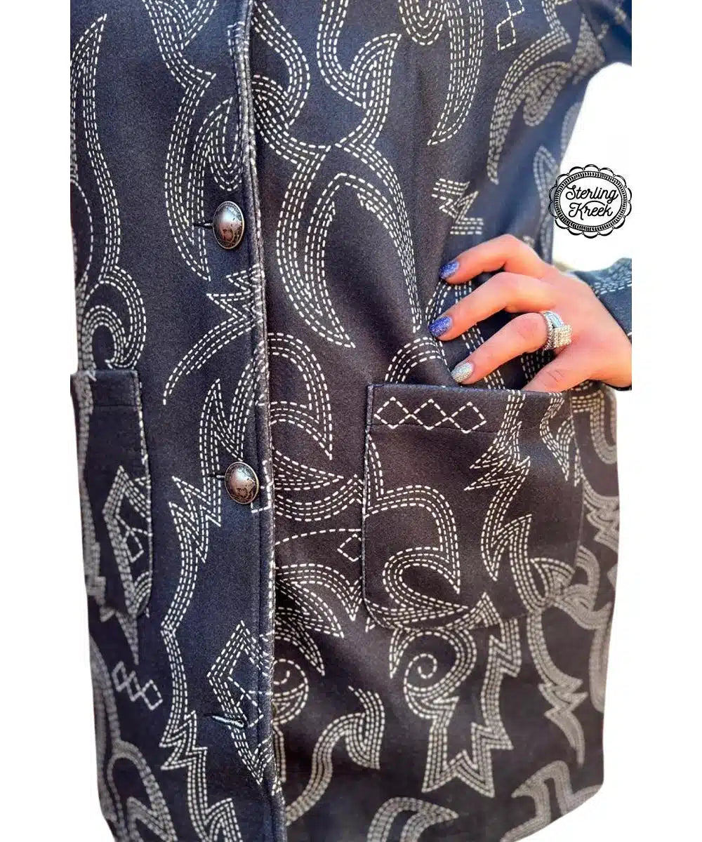 Midnight Rider boot stitch coat Jacket