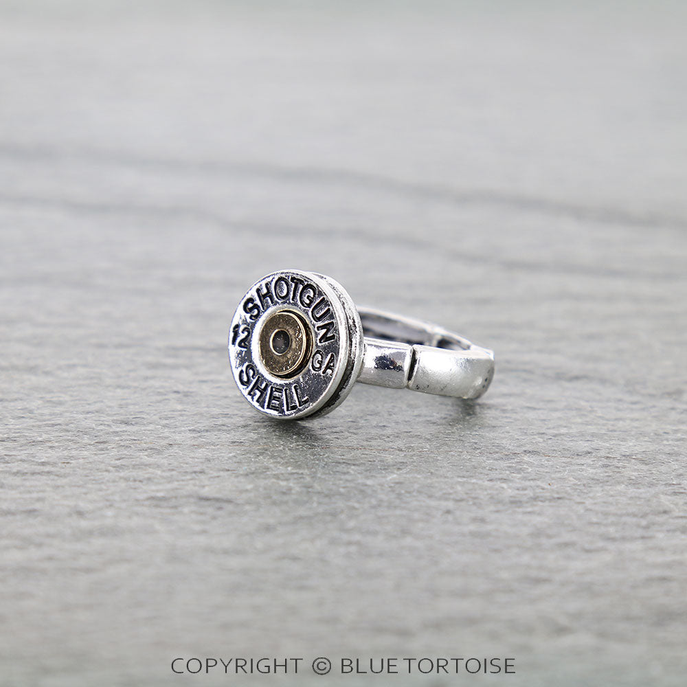 Shotgun shell stretch ring.