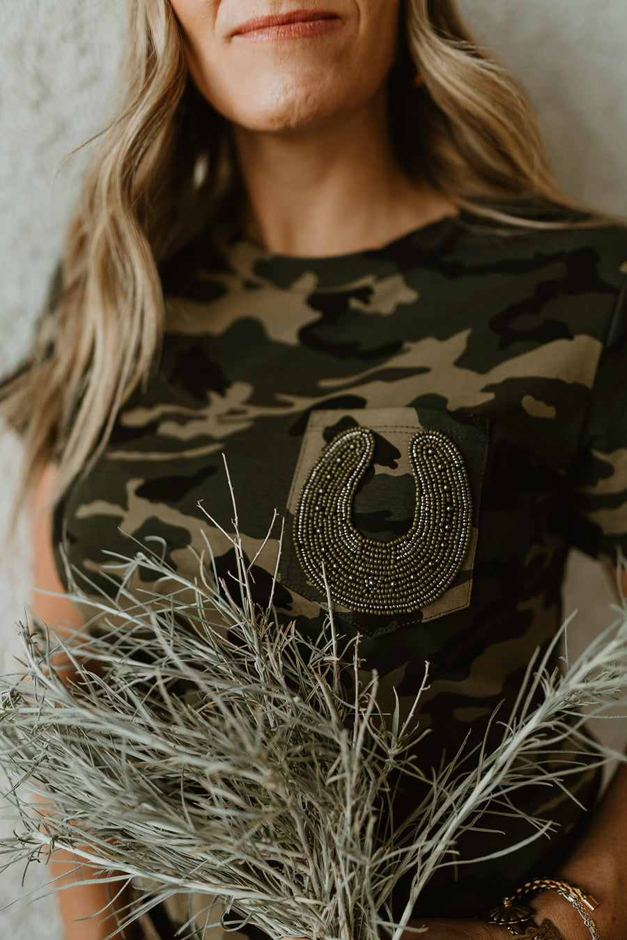 Lucky Lizzy Camo Tee