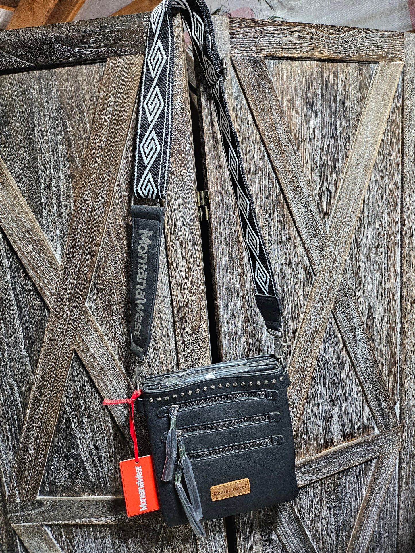 Crossbody Bag with multi zipper pockets