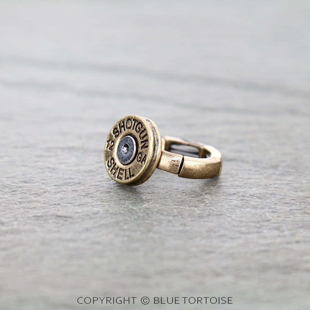 Shotgun shell stretch ring.
