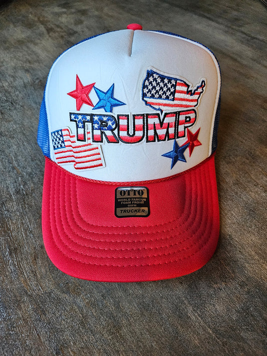 Custom Trump trucker hat