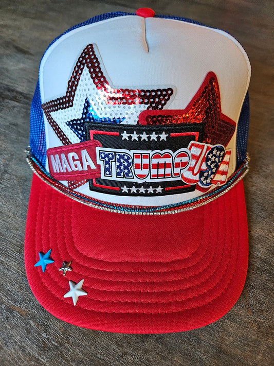 Custom Trump trucker hat