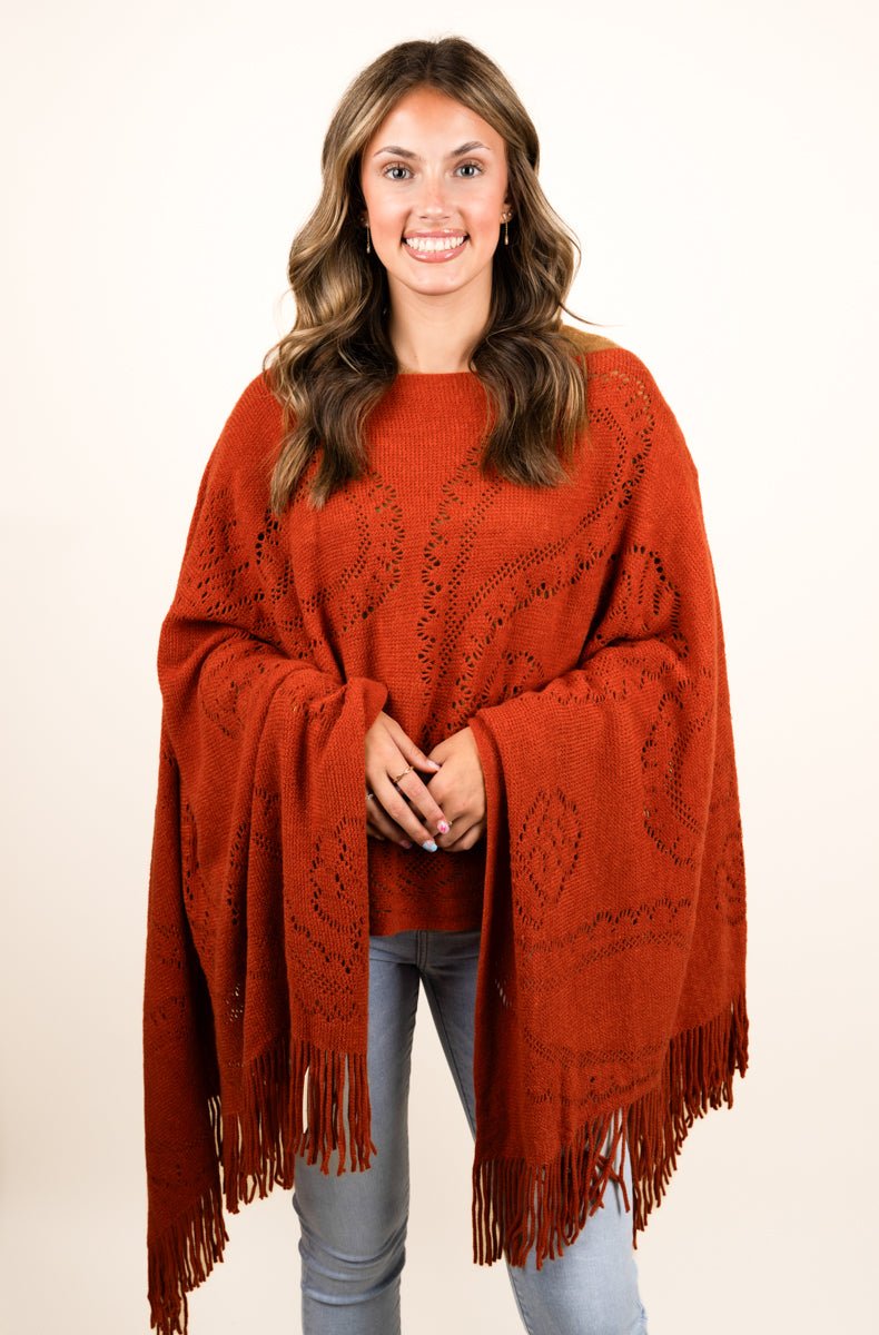 Western boho fringe poncho. so soft to cuddle up in.