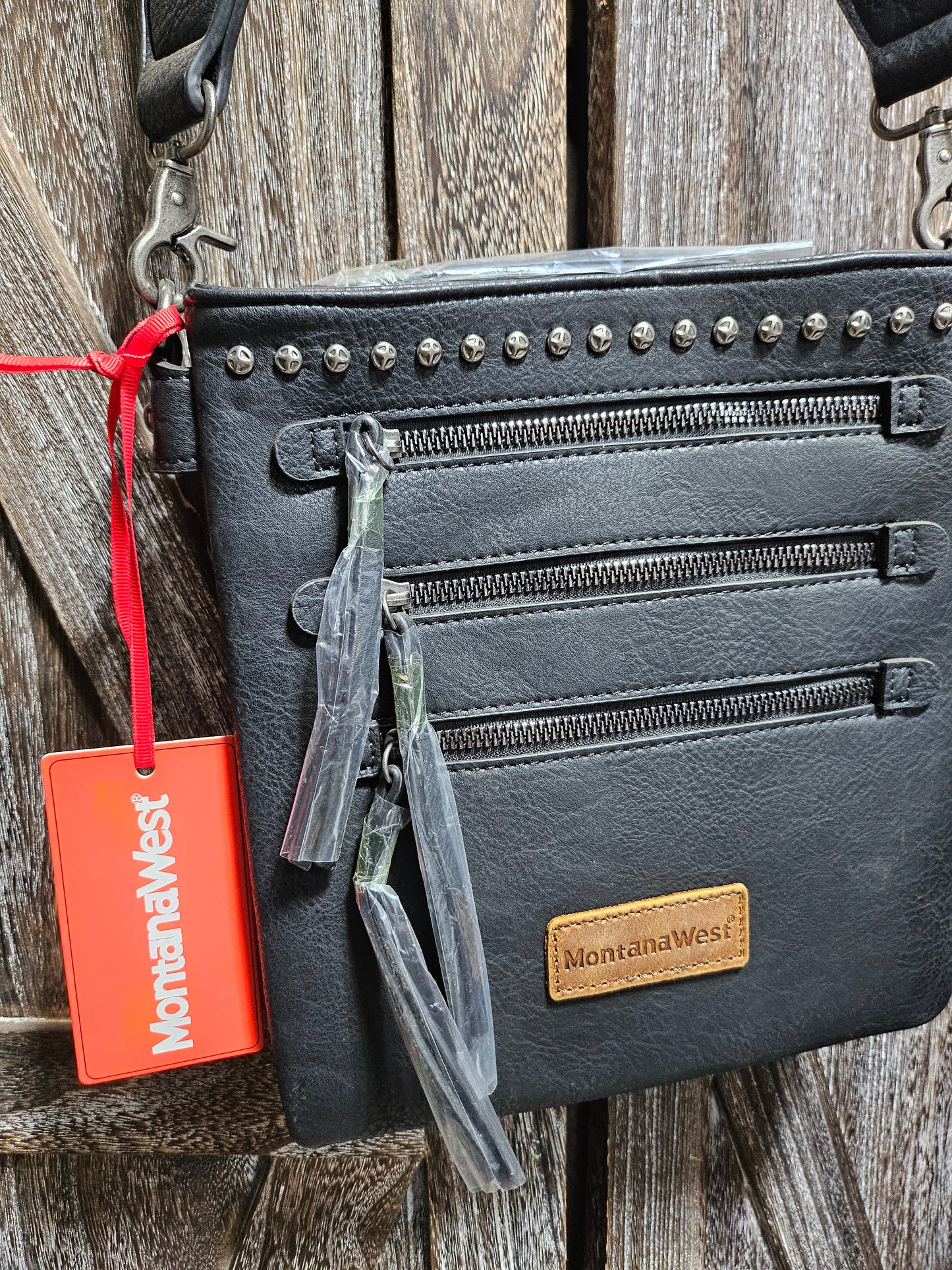 Crossbody Bag with multi zipper pockets