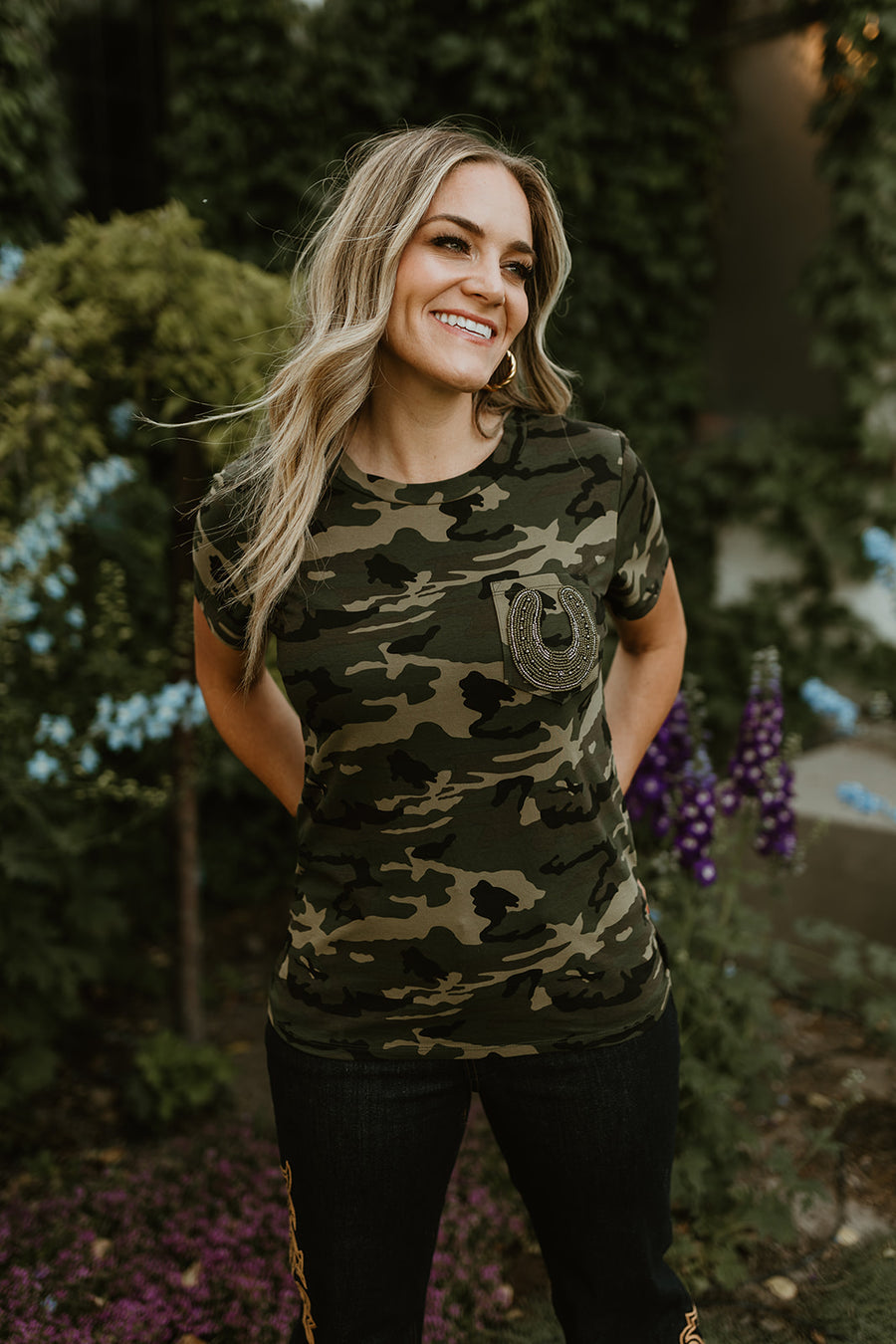 Lucky Lizzy Camo Tee