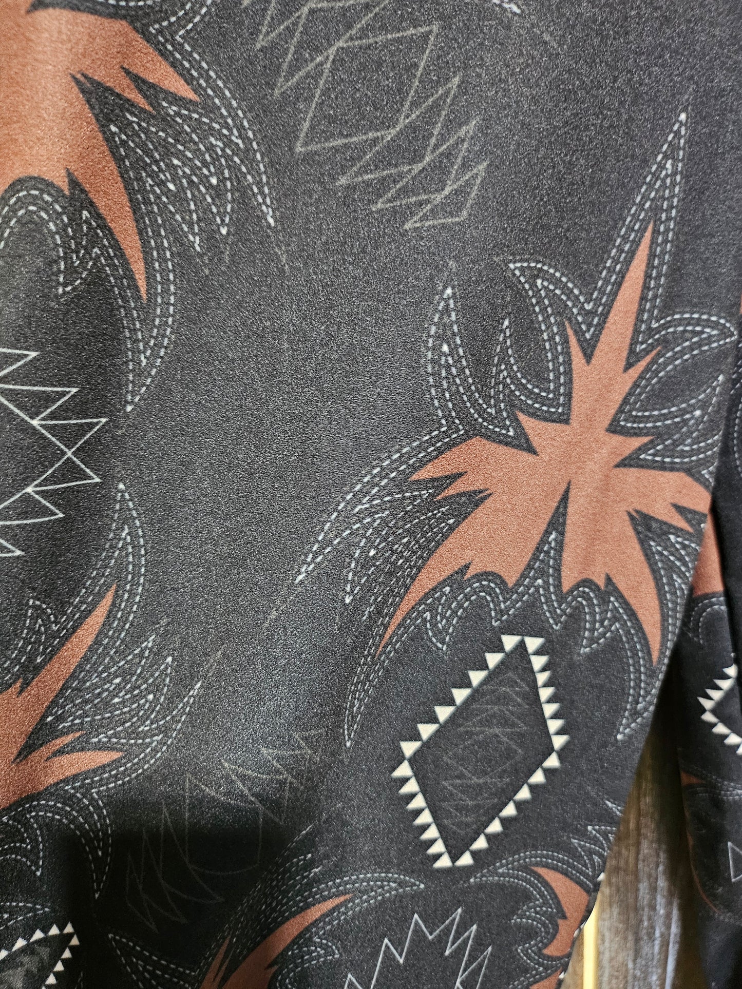 Aztec Boot Stitch Printed Trouser Pants