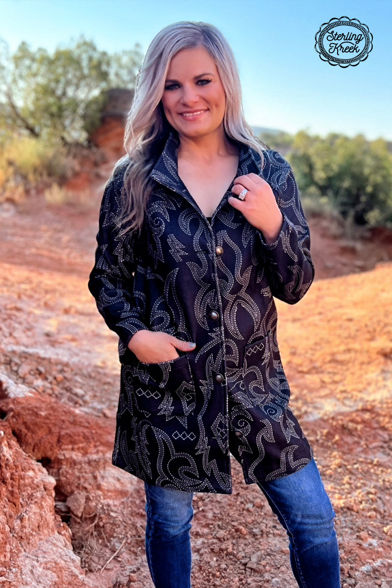 Midnight Rider boot stitch coat Jacket