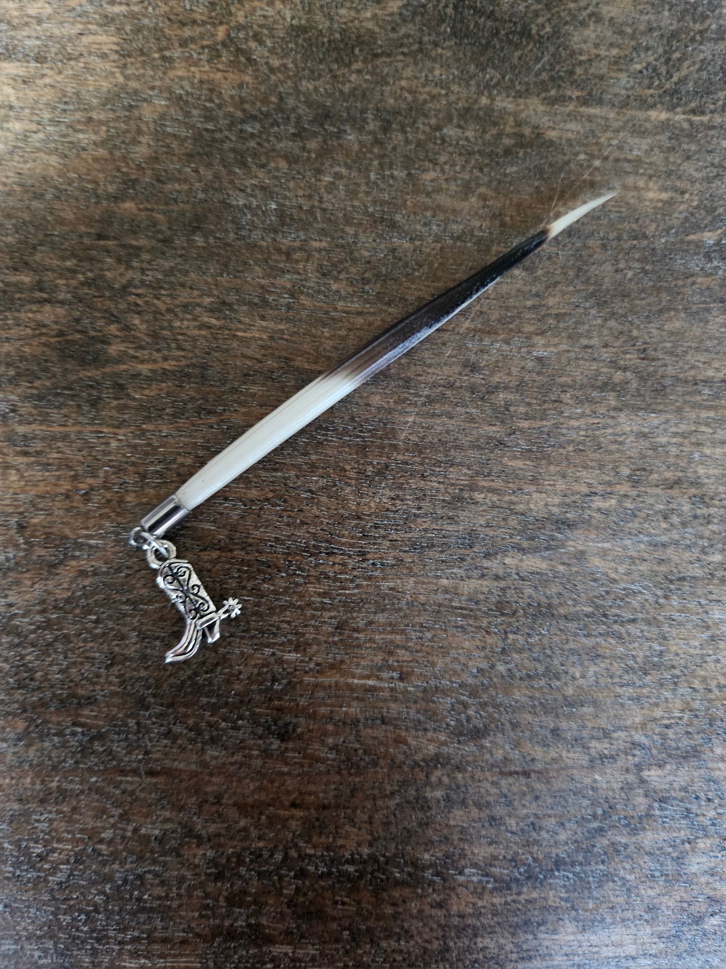 Hand Burned Western Fedora Cowboy Hat With Genuine Leather